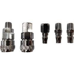Tooline 5 piece Air Coupler Set Nitto