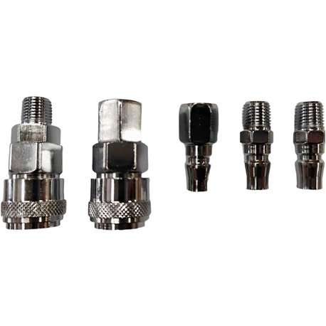 Tooline 5 piece Air Coupler Set Nitto