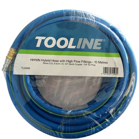 Tooline HH10N 10m Hybrid Hose with High Flow Fittings